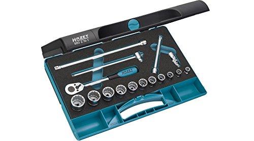 HAZET(ハゼット) HAZET ソケットレンチセット(12角タイプ・差込角9.5mm) 880ZN1 4395492