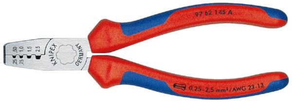 クニペックス KNIPEX 9762-145A エンドスリーブ用圧着ペンチ 9762-145A