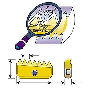 ノガ・ジャパン NOGA ミルスレッドBSPTねじ用チップ 1414BSPTMT7  3325164の通販は 6,960円
