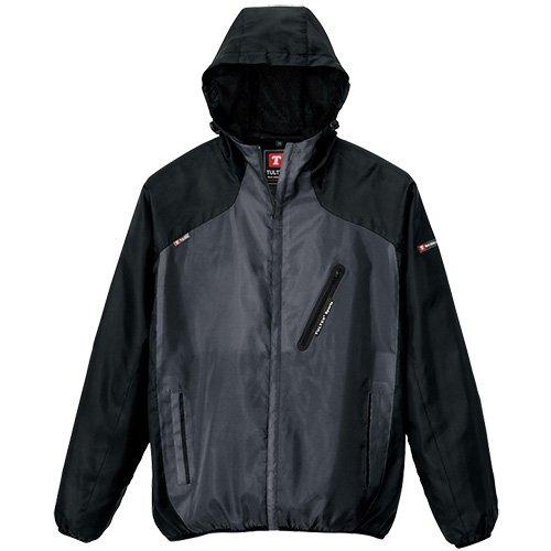 アイトス パーカーブルゾン(男女兼用)(春夏用) AZ-10302  114  チャコール×ブラック Lサイズの通販は 5,129円