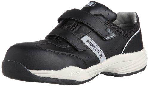 ミドリ安全 小指保護先芯入りスニーカー(マジックタイプ) PF-115 24.5 PF115BK24.5の通販は