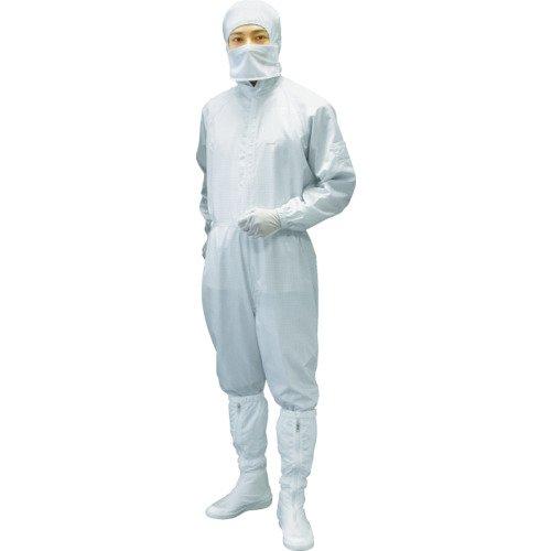 ブラストン フード付つなぎ服 ホワイト 3Lサイズ BSC11021W3L