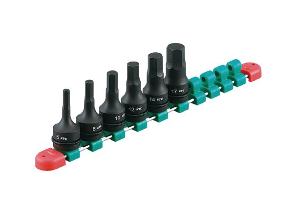 京都機械工具 TBTP406P (12.7SQ)インパクト用ヘキサゴンレンチセット TBTP406P