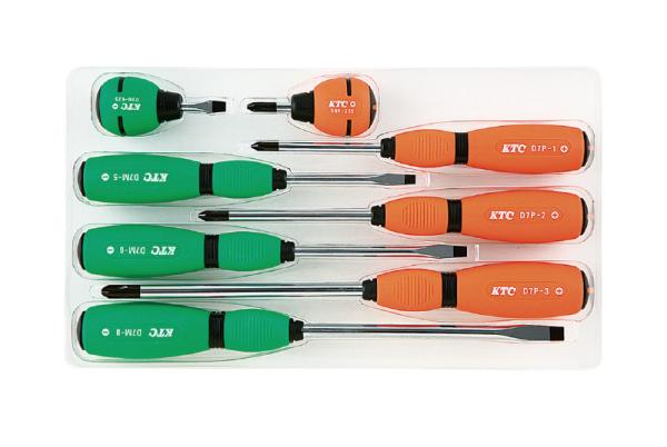 京都機械工具 TD798 ソフトドライバセット 8本組 TD798