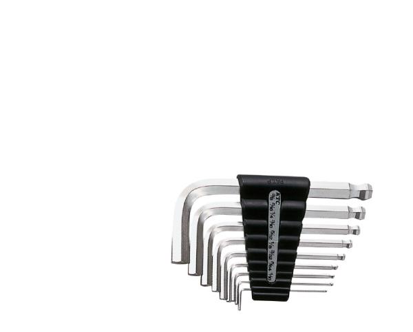 京都機械工具 HLD2009B ボールポイント・六角棒レンチセット(インチ) HLD2009B