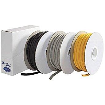 TRUSCO 安心クッションはさみこみ型ロール巻き 30m ブラック TAC930BKの通販は