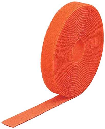TRUSCO トラスコ中山 TRUSCO マジック結束テープ 両面 オレンジ 20mm×25m MKT20250OR