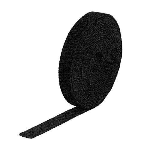 TRUSCO トラスコ中山 TRUSCO マジック結束テープ 両面 黒 20mm×25m MKT20250BK