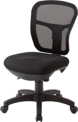 TRUSCO トラスコ中山 TRUSCO オフィスチェア MC-2 背面メッシュタイプ ブルー MC2Bの通販は 15,910円