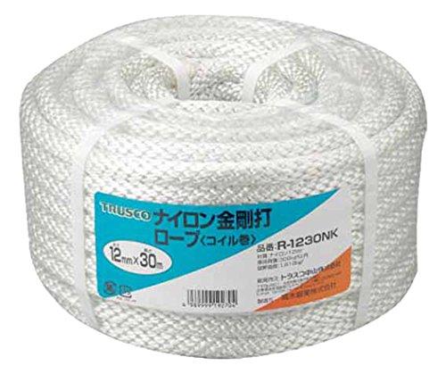 TRUSCO トラスコ中山 TRUSCO ナイロンロープ 金剛打 線径12mmX長さ30m R1230NKの通販は 9,410円