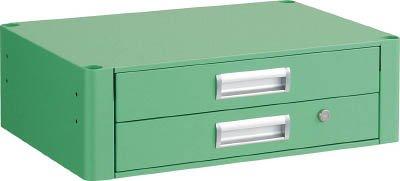 TRUSCO トラスコ中山 TRUSCO ファルコンワゴン 2段引出 750X500 YG色 FAW75XYG