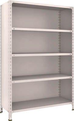 TRUSCO トラスコ中山 TRUSCO 軽量棚背板・側板付 W1200XD450XH1800 5段 64X25 NGの通販は 27,924円