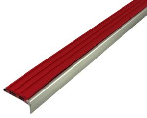 日中製作所 D112-2m ノンスリップタイヤ付  オレンジレッド 穴アキ