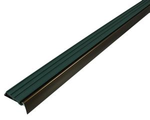 日中製作所 D112U-2m ノンスリップタイヤ付  グリーン 穴アキの通販は