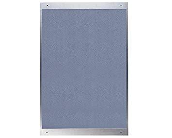 新協和 ステンレス掲示板レザーグレー貼の通販は