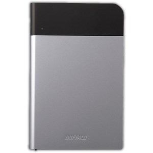 BUFFALO バッファロー HD-PZN1.0U3-S ICカード対応 耐衝撃 ポータブルHDD 1TB シルバー(HD-PZN1.0U3-S)