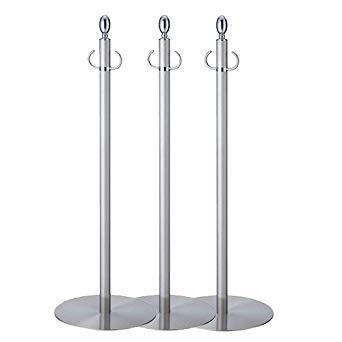 シロクマ フロアパーティションポール FPP-0101 クローム/ヘアーライン 【707-1102】※1本の通販は 26,905円