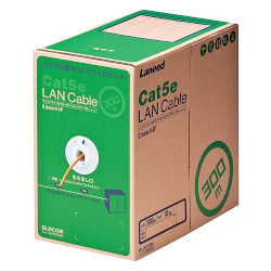ELECOM エレコム RoHS対応LANケーブル/CAT5E/300m/オレンジ/簡易パッケージ(LD-CT2/DR300/RS)