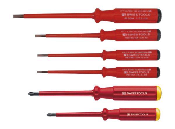 PBスイスツールズ社 5542 エレクトロ絶縁ドライバーセット 5542その他DIY工具