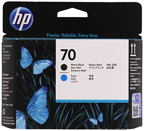 HP エイチピー HP70 プリントヘッド マットブラック/シアン(C9404A)