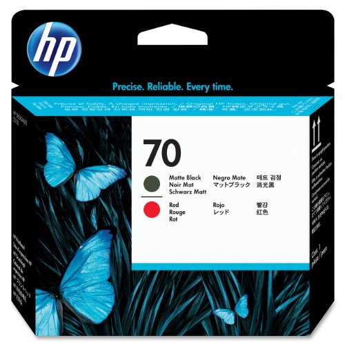 HP エイチピー HP 70 プリントヘッド マットブラック/レッド