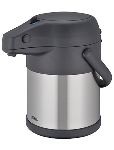 サーモス(THERMOS) サーモス ステンレスエアーポット 2.2L ステンレスブラック TAH-2200 SBK