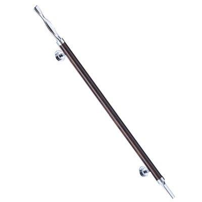 SHIROKUMA シロクマ NO-261 スプライン取手600ミリクローム・ダークブラウン