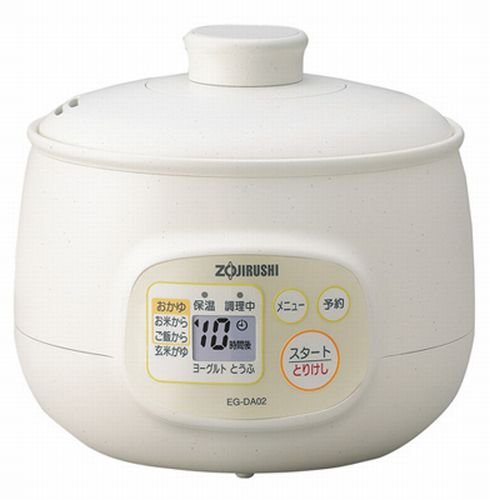 ZOJIRUSHI 象印 マイコンおかゆメーカー 茶わん5杯分 EG-DA02-WB  ホワイト