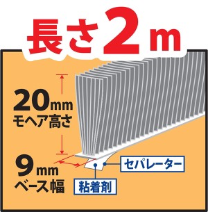 水上金属 ファースト ジャンボモヘア ライトグレー 入り【471-2021】【入数:10】の通販は