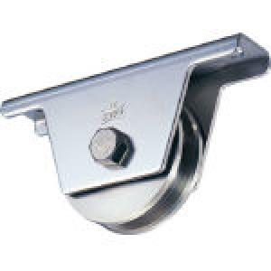 ヨコヅナ ステンレス重量戸車 VH兼用型 枠付 75mm JBS-0756 入り【820-1503】【入数:2】