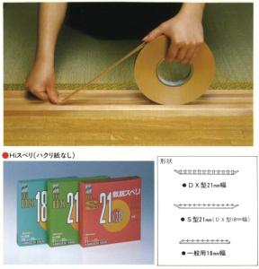 川口技研 Hi-DX敷居スベリ 幅21mm×20m巻 ハクリ紙無「ケース販売・」 【004-01228-1】【入数:20】