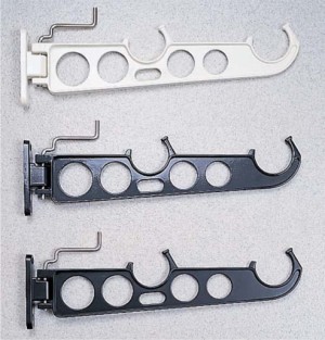 水上金属 スイング物干金物 縦型 380mm 黒「ケース販売」【901-0351】【入数:20】の通販は