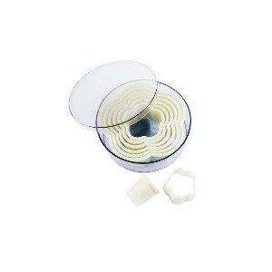 TKG テイケイジイ 遠藤商事 デバイヤー 樹脂製パテ抜 花形ギザ8PCSセット 4303.10【WPT5801】