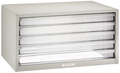 ナカバヤシ アバンテV2 レターケース A3/浅型5 ニューグレー A3L-55 A3L-55ニユ-グレ- 1個