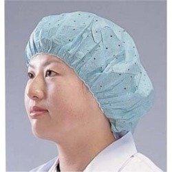 日本メディカルプロダクツ つくつく帽子(電石不織布) EL-102L ブルー (100枚入)【SBU2502】