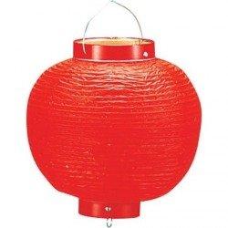 TKG テイケイジイ 遠藤商事 ビニール提灯丸型 15号赤ベタ b215-6【YTY02153Q】
