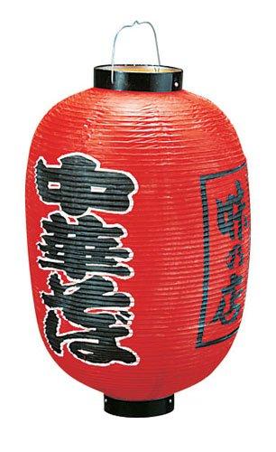 高山商店 ビニール提灯 印刷15号長型 中華そばb307【YTY05004】
