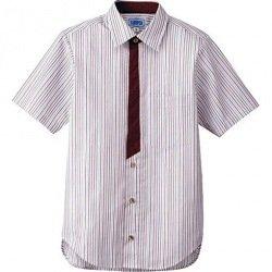 サンペックス 男女兼用半袖シャツ 3LBT-3123 エンジ【SSY4006】