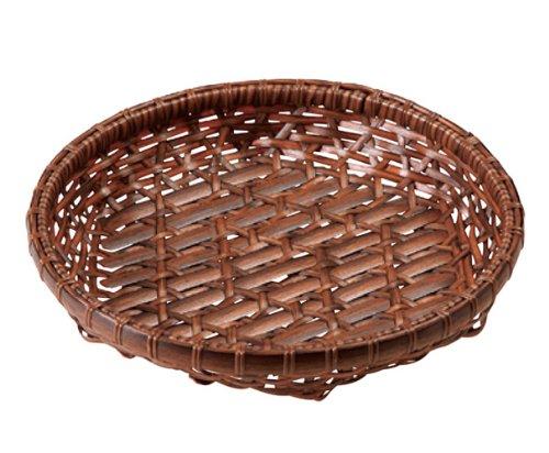 萬洋 樹脂製オードブル皿 茶33cm 91-038B【WOC1803】