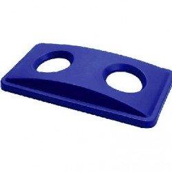 トラスト スリムレクタングルコンテナ用ボトル＆カン蓋1641ブルー【KTL4601】