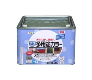 アサヒペン AP 水性多用途カラー 5L 白