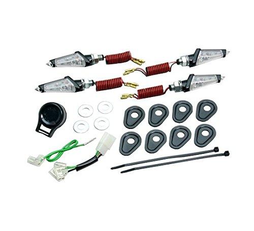 大阪単車用品工業 ハリケーン HA5226BC LEDダガーウインカーKit ブラック クリアレンズ YZF-R25.YZF-R3 等