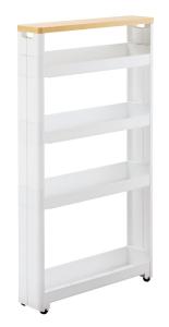 不動技研スマートワゴンFit WT55-5段(サイズ:幅12.5×奥行55×高さ97.4cm)F2543