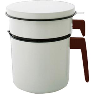 IRISOHYAMA アイリスオーヤマ 活性炭オイルポット1200mlカートリッジ1個付 H-OP1200 白 527348/H-OP1200