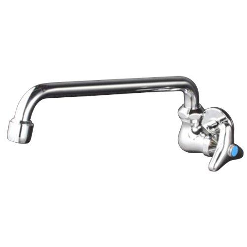 KVK 横自在水栓 上向きパイプ240mmK10DFR24