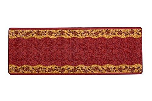 イケヒコ 廊下敷 ナイロン100% 『リーガ』 レッド 約67×700cm 滑りにくい加工