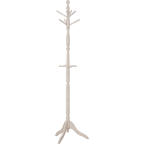 不二貿易 アンティークコートハンガー ホワイト(10265)