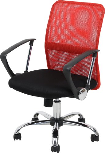 不二貿易 メッシュバックチェアー HF-78RD レッド HF-78RD RED 【90875】 北海道、沖縄、離島配送不可