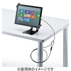 SANWASUPPLY サンワサプライ タブレット汎用セキュリティ10〜13インチ対応(eセキュリティ・ブラック) SLE-31STB13BKの通販は