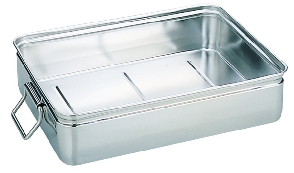 スギコ産業 ステンバット(本体・小/手付き) 285×370×110mmNCG0904036-6245-01